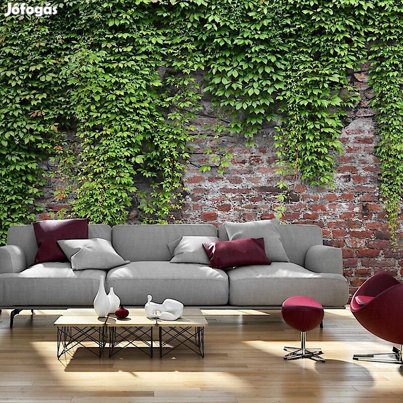 Fotótapéta - Borostyán téglafalon 1