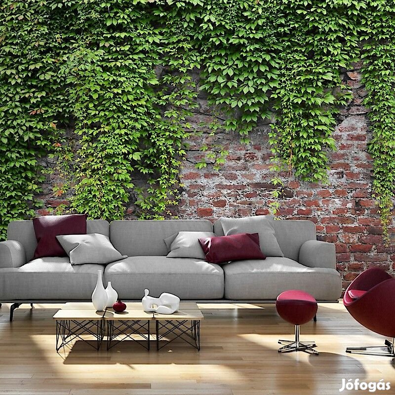 Fotótapéta - Borostyán téglafalon 1