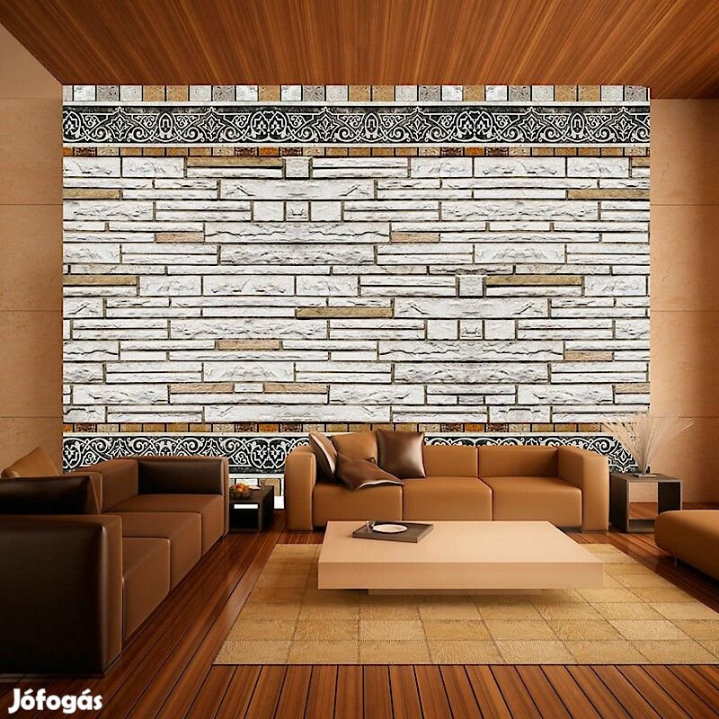 Fotótapéta - Díszített kőfal