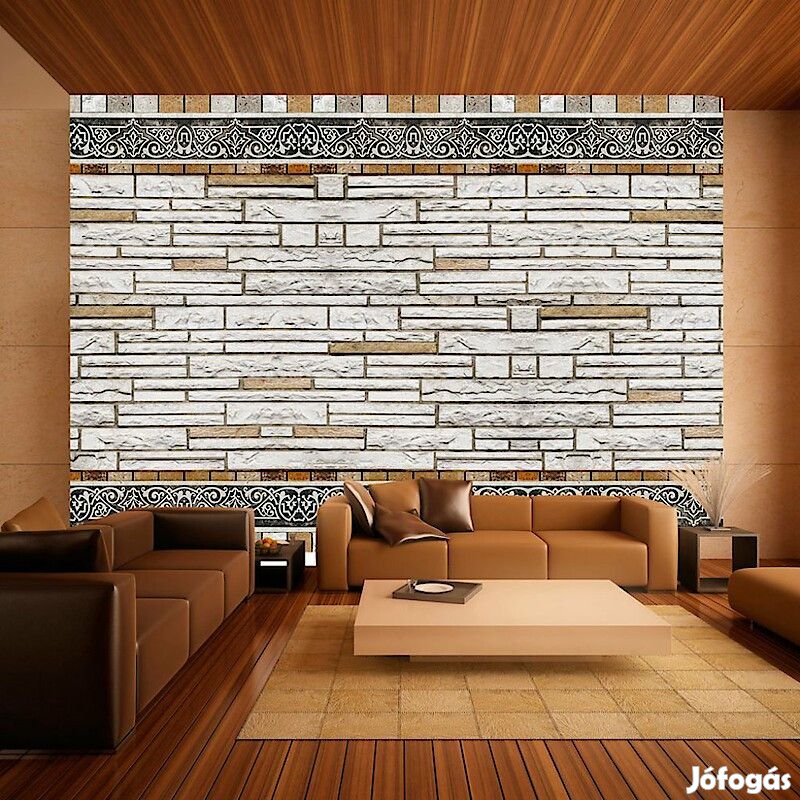 Fotótapéta - Díszített kőfal