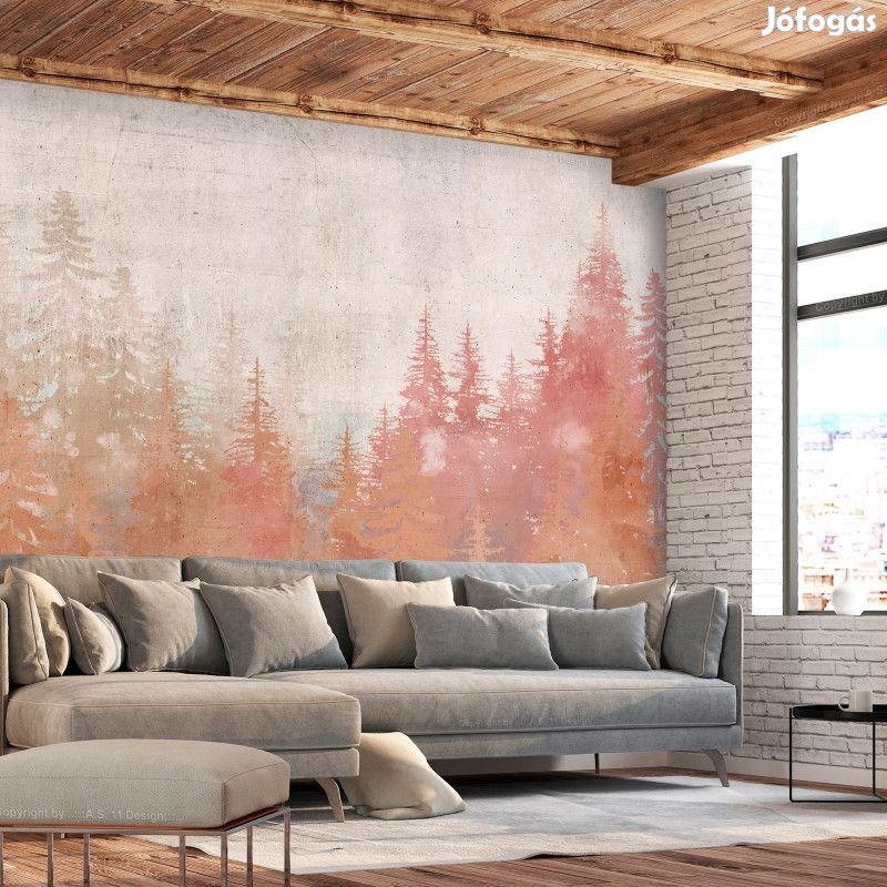 Fotótapéta - Erdő a naplementében