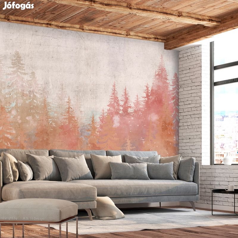 Fotótapéta - Erdő a naplementében