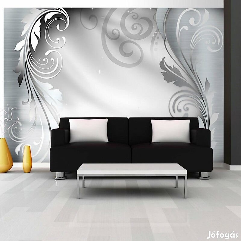 Fotótapéta - Ezüst díszítés