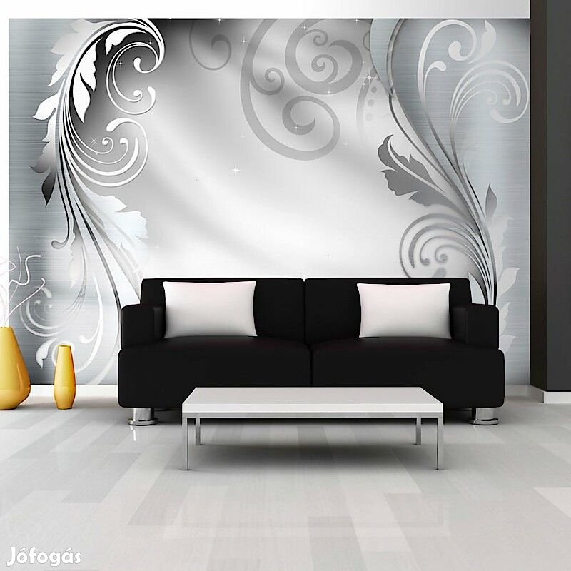 Fotótapéta - Ezüst díszítés