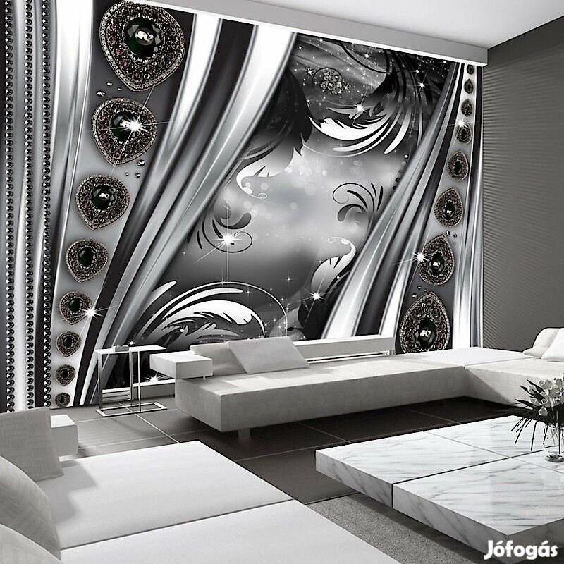 Fotótapéta - Ezüstös levelek