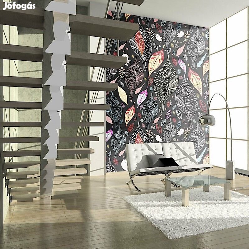 Fotótapéta - Falevelek madarakkal