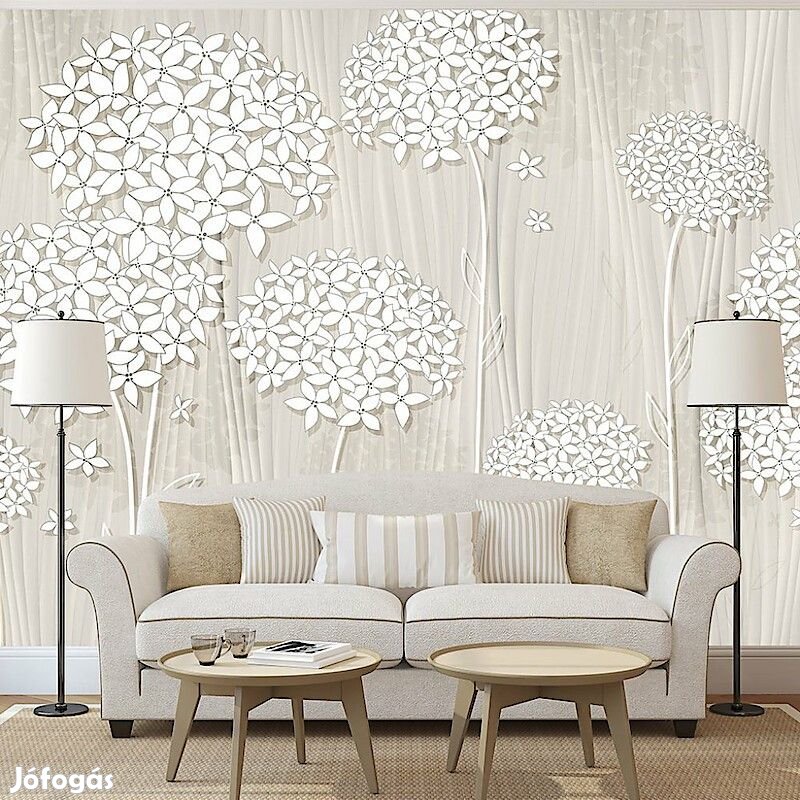 Fotótapéta - Fehér virágzatok