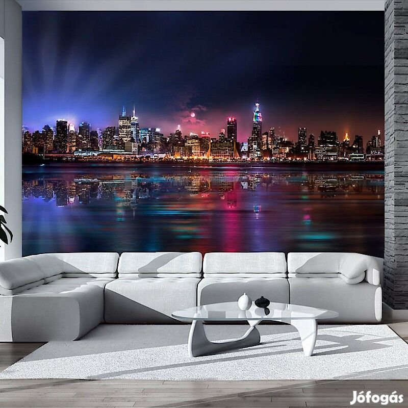 Fotótapéta - Fényes éjszaka a városban