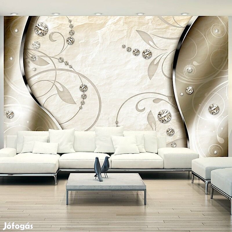 Fotótapéta - Gyémánt és selyem