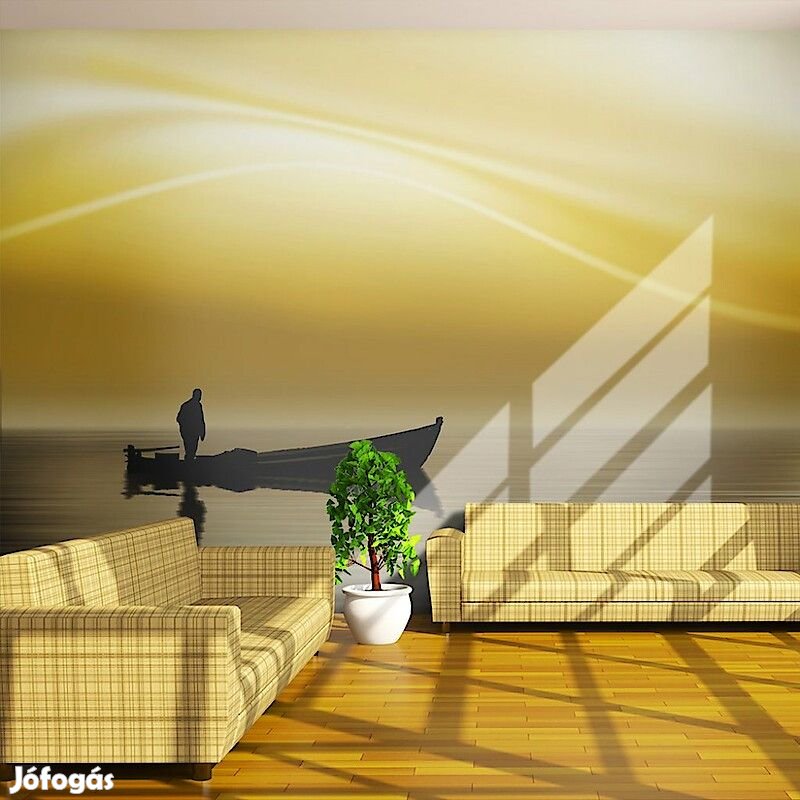 Fotótapéta - Horgászás naplementekor