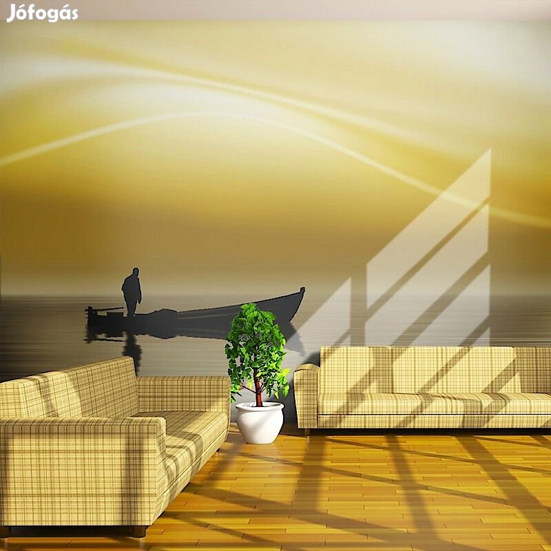 Fotótapéta - Horgászás naplementekor