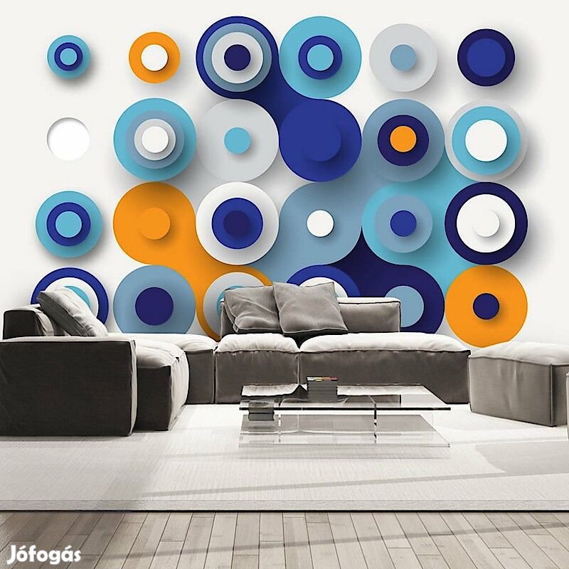 Fotótapéta - Játékos karikák