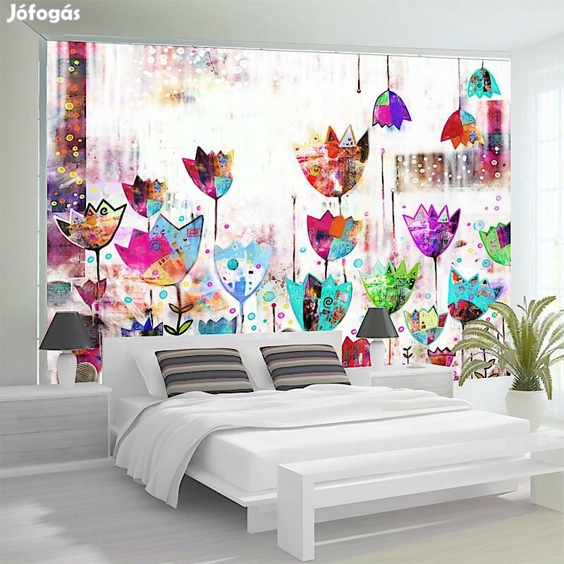 Fotótapéta - Játékos tulipánok