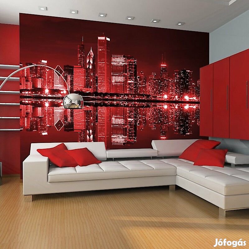 Fotótapéta - Kárminvörös Chicago
