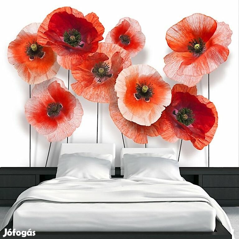 Fotótapéta - Kilenc pipacs