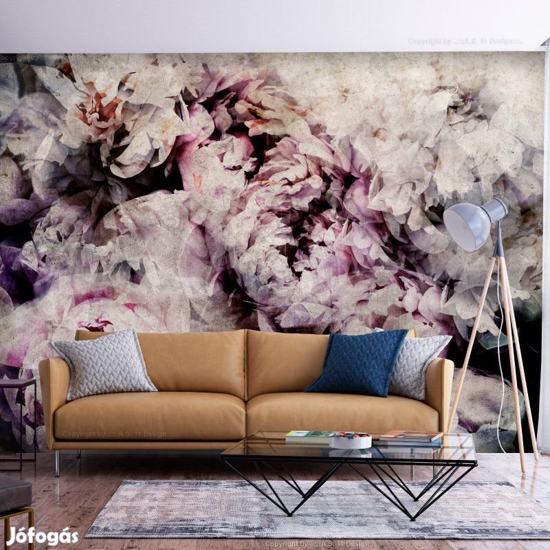 Fotótapéta - Lila-fehér virágzás