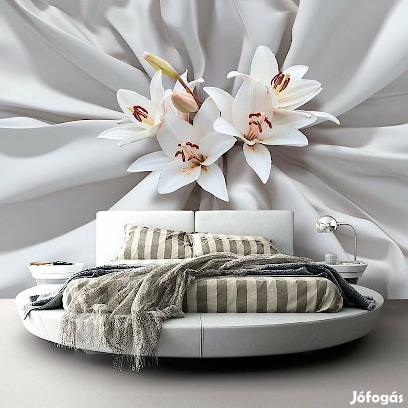 Fotótapéta - Liliomok a paplanon