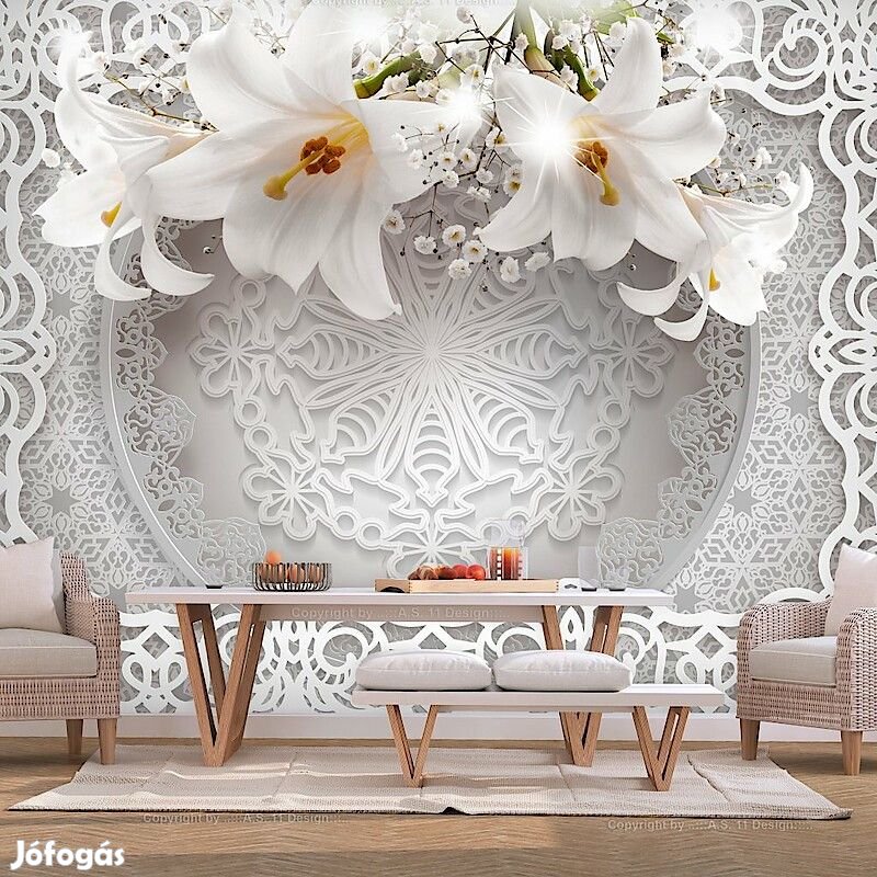 Fotótapéta - Liliomok és díszek