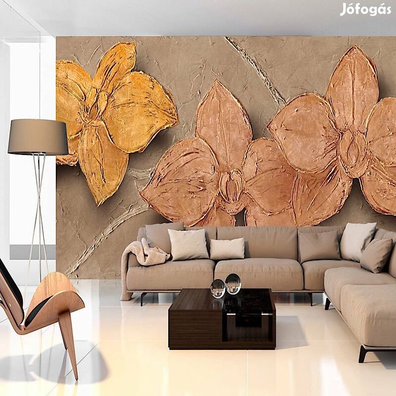 Fotótapéta - Megfestett virágok