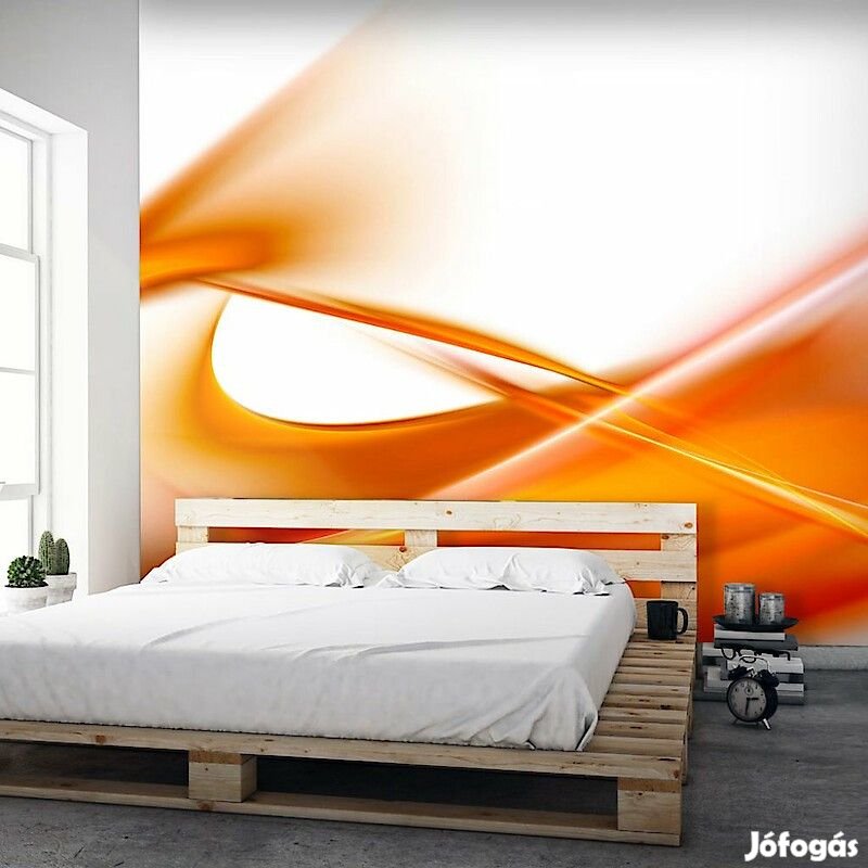 Fotótapéta - Narancs hullámok 2