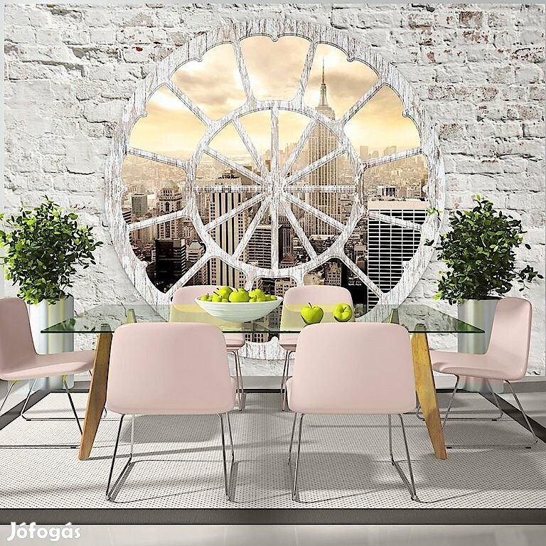Fotótapéta - New York kilátás az ablakon keresztül