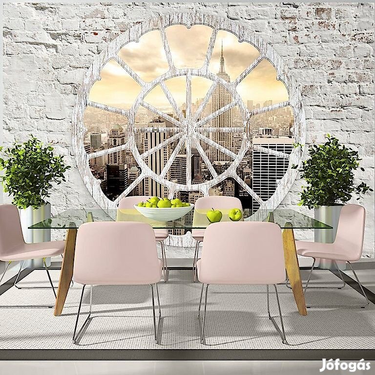 Fotótapéta - New York kilátás az ablakon keresztül