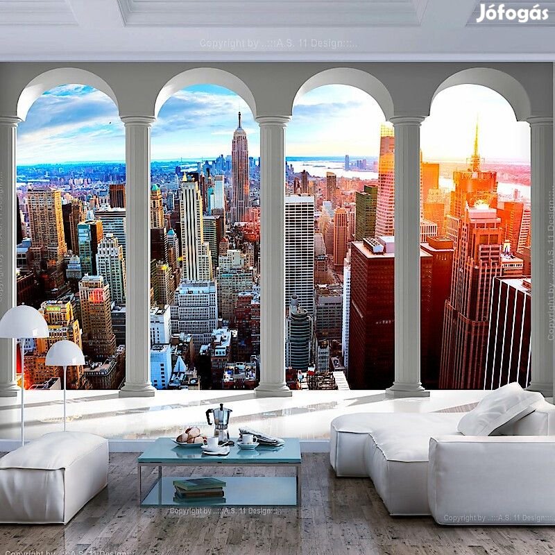 Fotótapéta - New York pillérek mögött