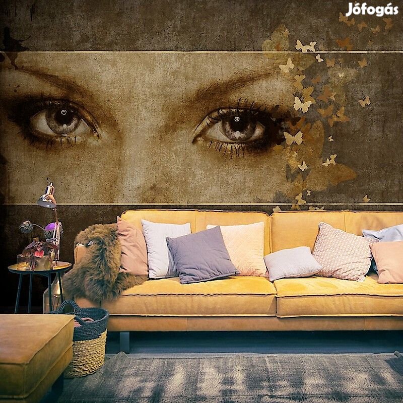 Fotótapéta - Nő és lepkék