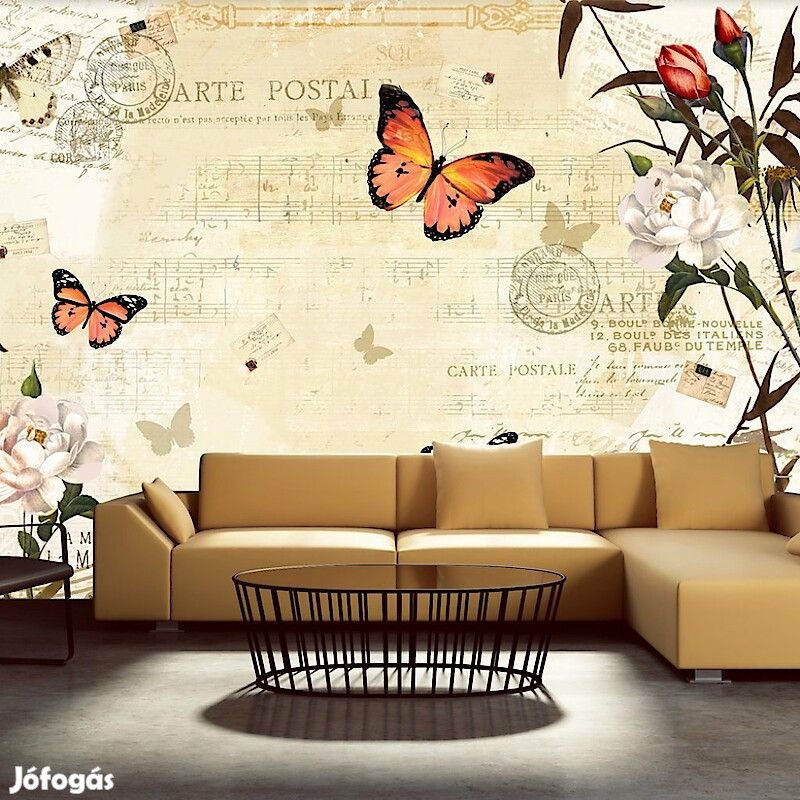 Fotótapéta - Pillangók és virágok 2