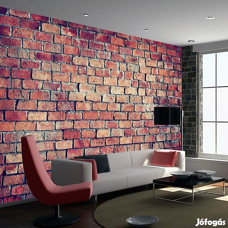 Fotótapéta - Régi vörös téglafal