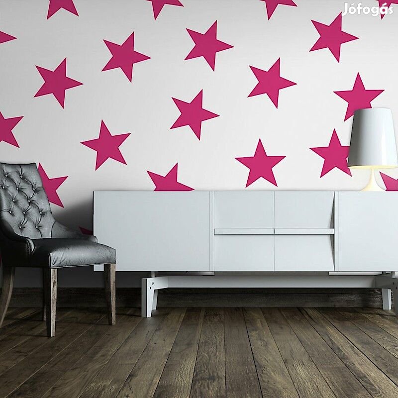 Fotótapéta - Rózsaszín csillagok