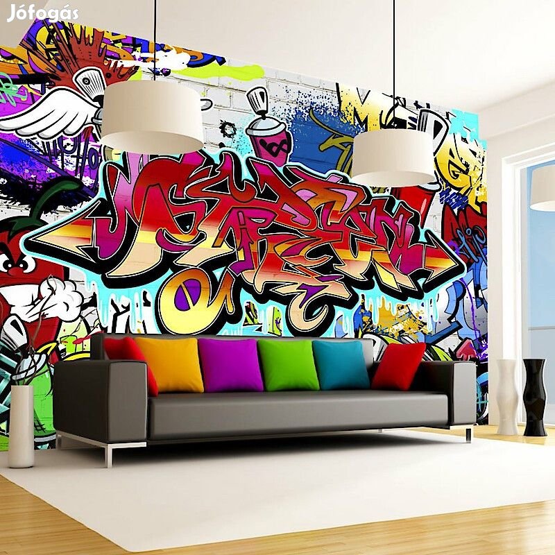 Fotótapéta - Street art piros téma