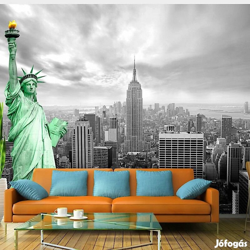 Fotótapéta - Szabadság szobor és a város