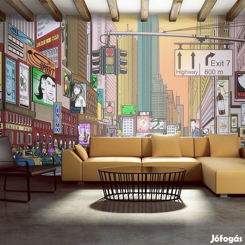 Fotótapéta - Színes belváros