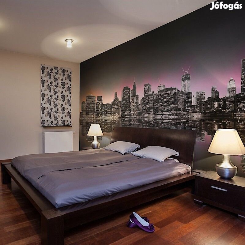 Fotótapéta - Színes ragyogás a város felett