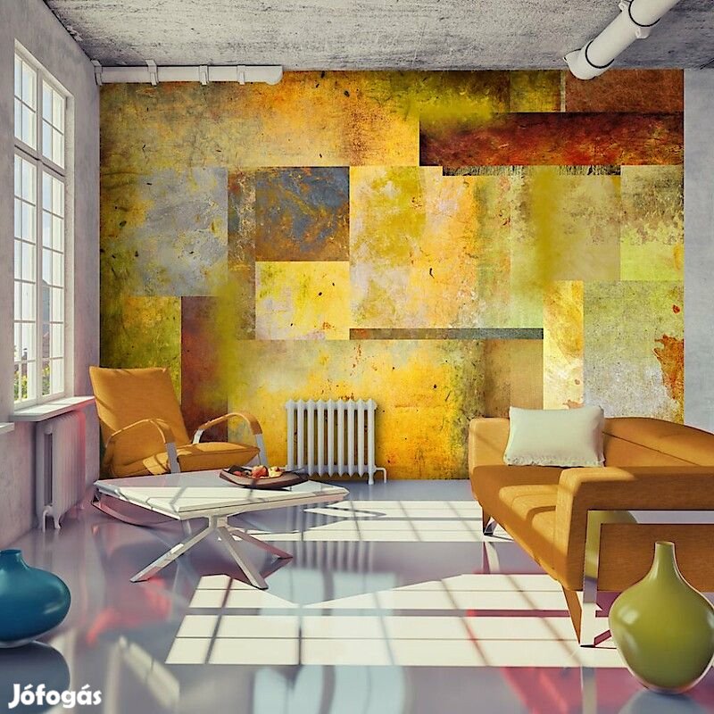 Fotótapéta - Szögletes aranymező