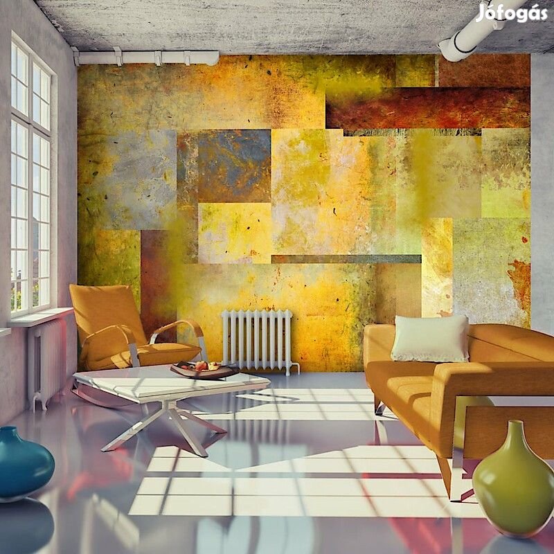 Fotótapéta - Szögletes aranymező