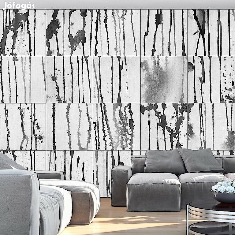 Fotótapéta - Szürke csurgások