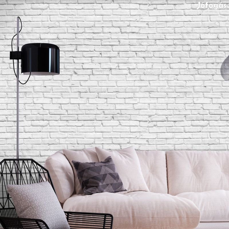 Fotótapéta - Tégla szürkében