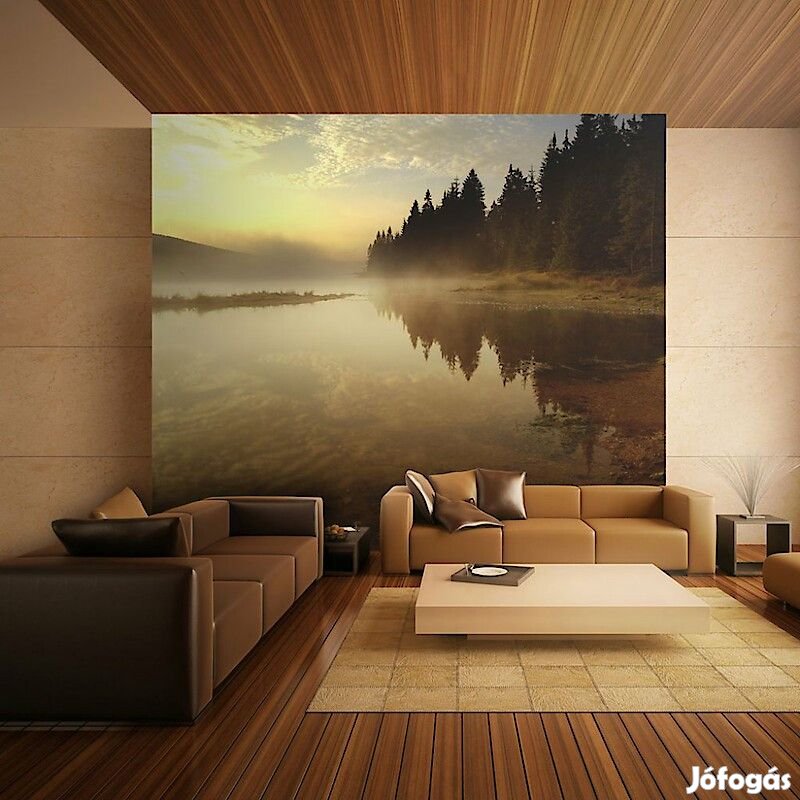 Fotótapéta - Tó az erdő szélén