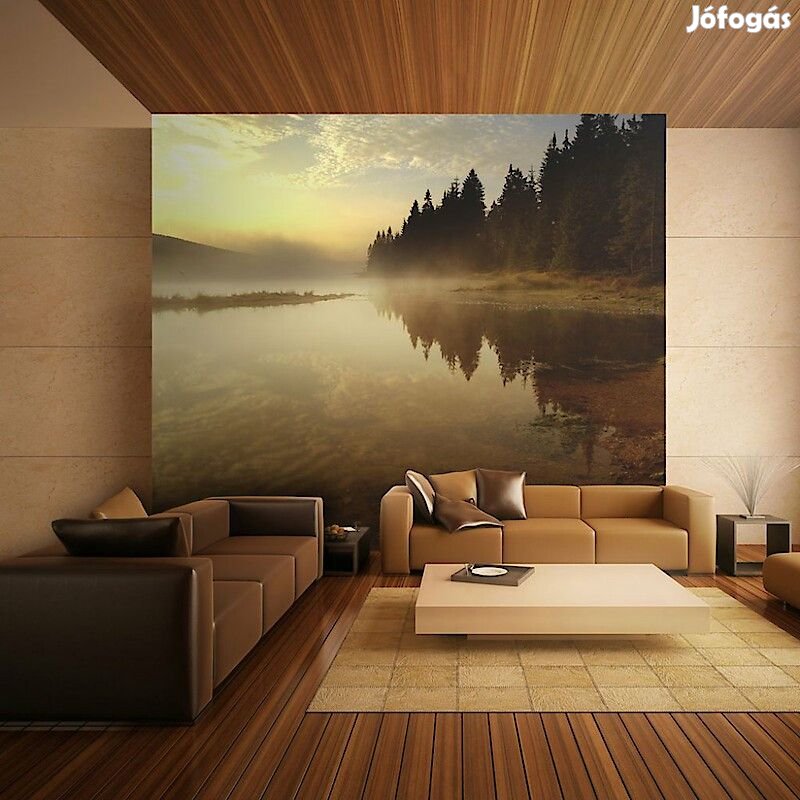 Fotótapéta - Tó az erdő szélén