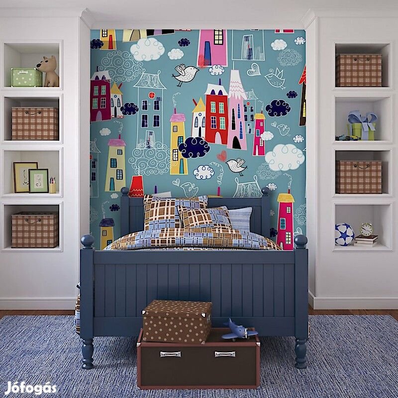 Fotótapéta - Város a felhők között