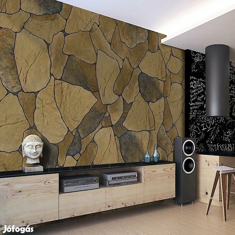 Fotótapéta - Városi utca kő hatású tapéta