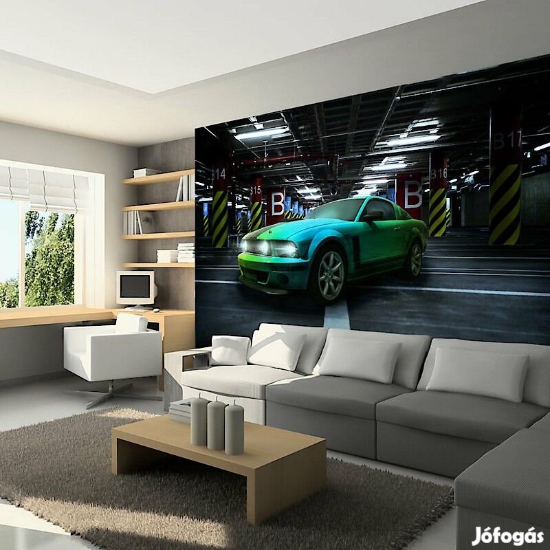 Fotótapéta - Zöld autó