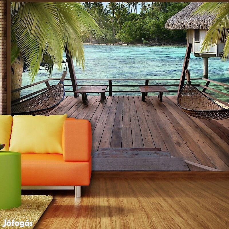 Fotótapéta -  Stégen ellazulva