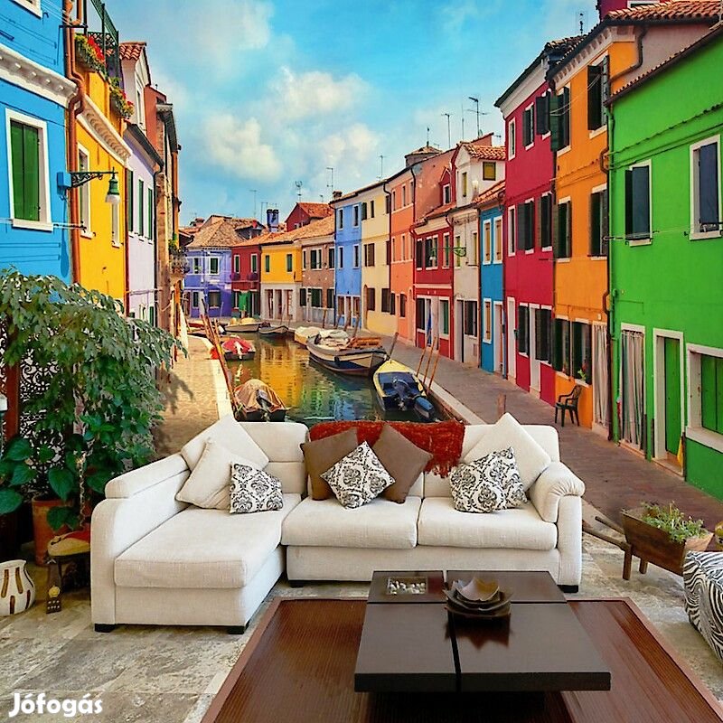 Fotótapéta - Színpompás utca