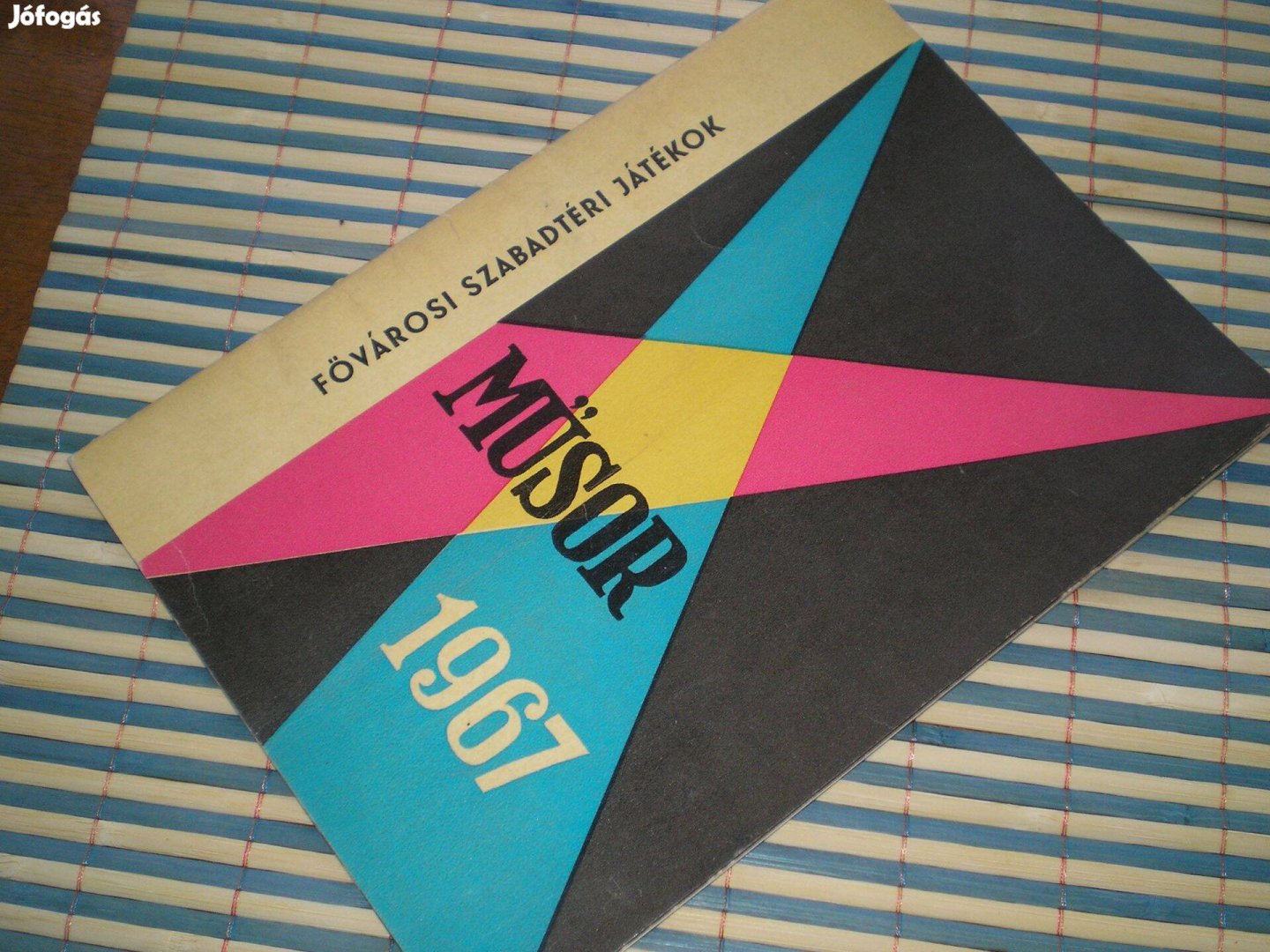 Fővárosi szabadtéri játékok füzet 1967-ből