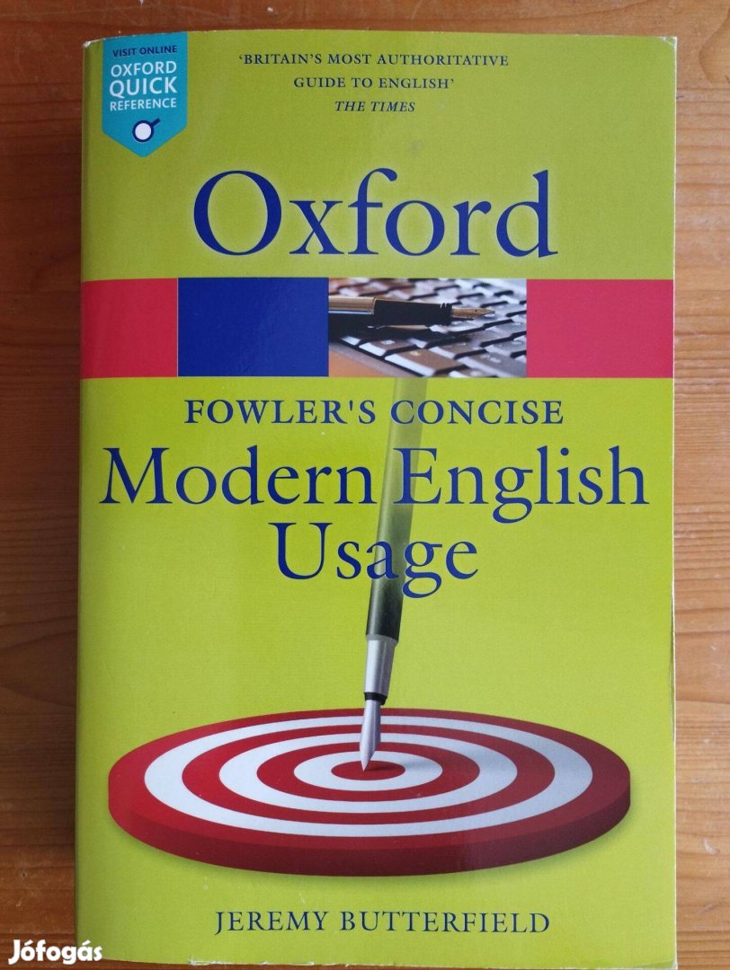 Fowler's Modern English Usage / egynyelvű szótár