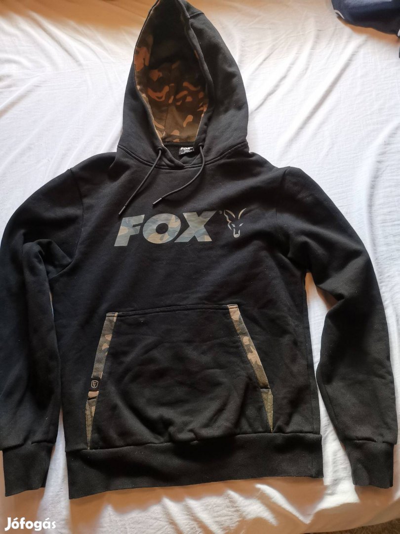 Fox Fekete Camo Kapucnis Pulóver