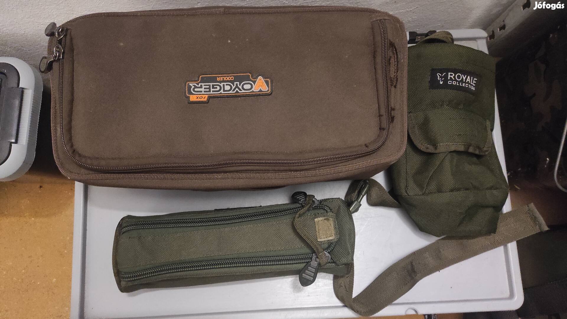 Fox Voyager Cooler Bag, Bait Caddy, Spool Case